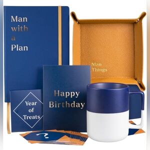 💰UNIQUE GIFT BOX "MAN WITH A PLAN" for Birthday Any Occasion Royal Luxe England